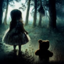 AS-2005: Das kleine Mädchen und ihr Teddy