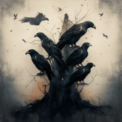 Die Krähen am Galgenbaum