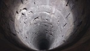 Verschmutztes Brunnenwasser
