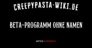 Beta-Programm ohne Namen