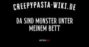 Da sind Monster unter meinem Bett