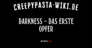 DARKNESS – Das erste Opfer