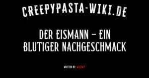 DER EISMANN – Ein blutiger Nachgeschmack
