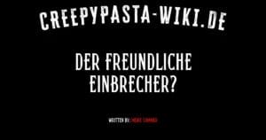 Der freundliche Einbrecher?