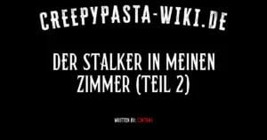 Der Stalker in meinen Zimmer (Teil 2)