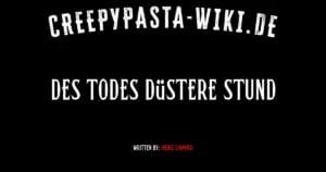 Des Todes düstere Stund