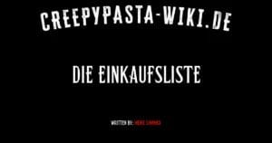 Die Einkaufsliste