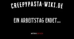 Ein Arbeitstag endet…