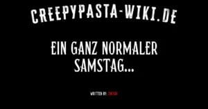 Ein ganz normaler Samstag…
