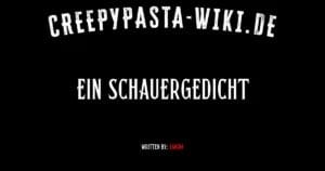 Ein Schauergedicht