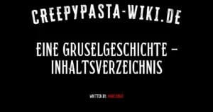 Eine Gruselgeschichte – Inhaltsverzeichnis