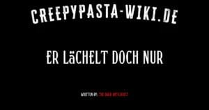 Er lächelt doch nur