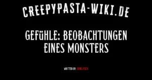 Gefühle: Beobachtungen eines Monsters