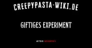 Giftiges Experiment