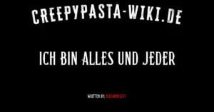 Ich bin alles und jeder