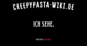 Ich sehe.