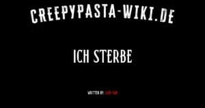 Ich sterbe