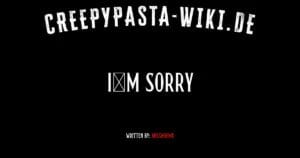 I´m sorry