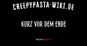 Kurz vor dem Ende