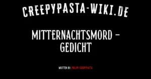 Mitternachtsmord – Gedicht