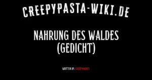 Nahrung des Waldes (Gedicht)