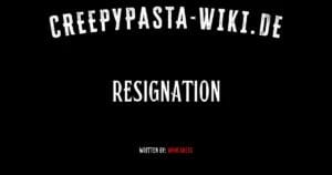 Resignation