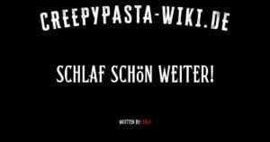 Schlaf schön weiter!