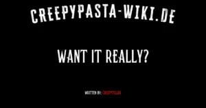 Want it Really?