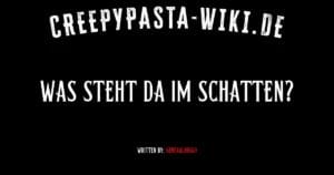 Was steht da im Schatten?