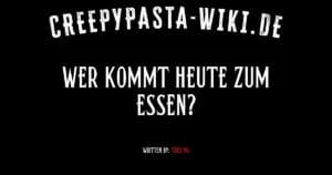 Wer kommt heute zum Essen?