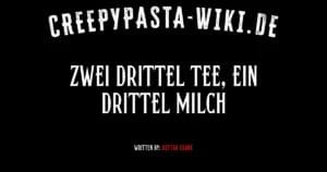 Zwei Drittel Tee, ein Drittel Milch